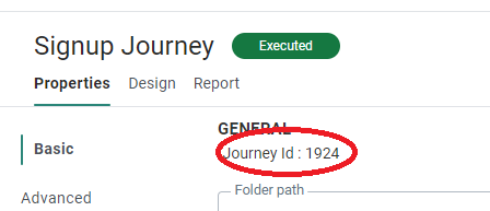 Journey id location